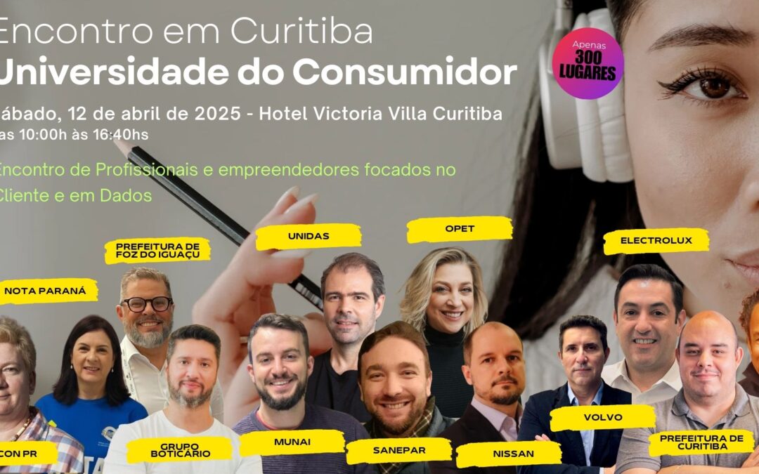 Encontro de Profissionais e empreendedores focados no Cliente e em Dados – 12/04