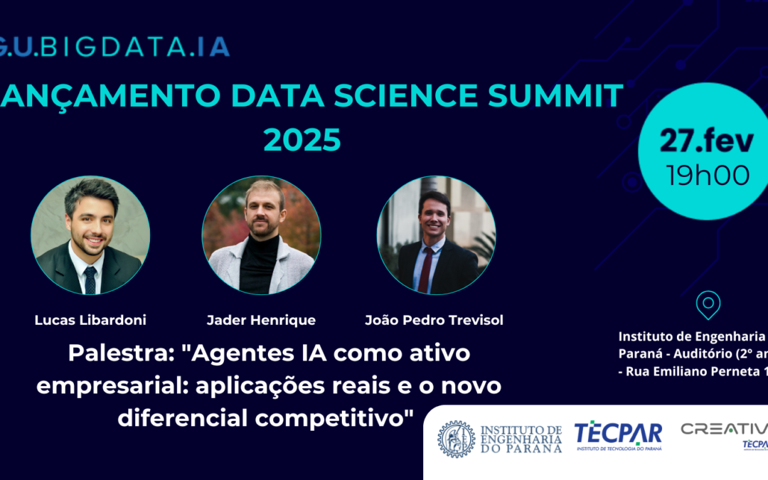 Encontro Presencial: 27 de Fevereiro – Palestra: “Agentes IA como ativo empresarial: aplicações reais e o novo diferencial competitivo” 