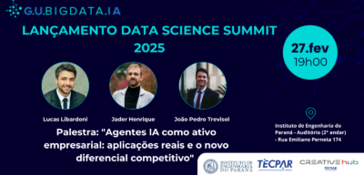 Encontro Presencial: 27 de Fevereiro – Palestra: “Agentes IA como ativo empresarial: aplicações reais e o novo diferencial competitivo” 