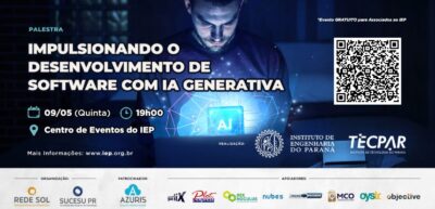 Encontro Presencial:  9 de maio – Tema: Impulsionando o Desenvolvimento de Software com IA Generativa